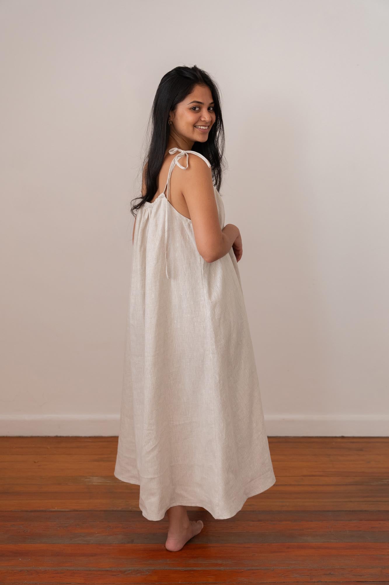 Eden Linen Maxi Dress