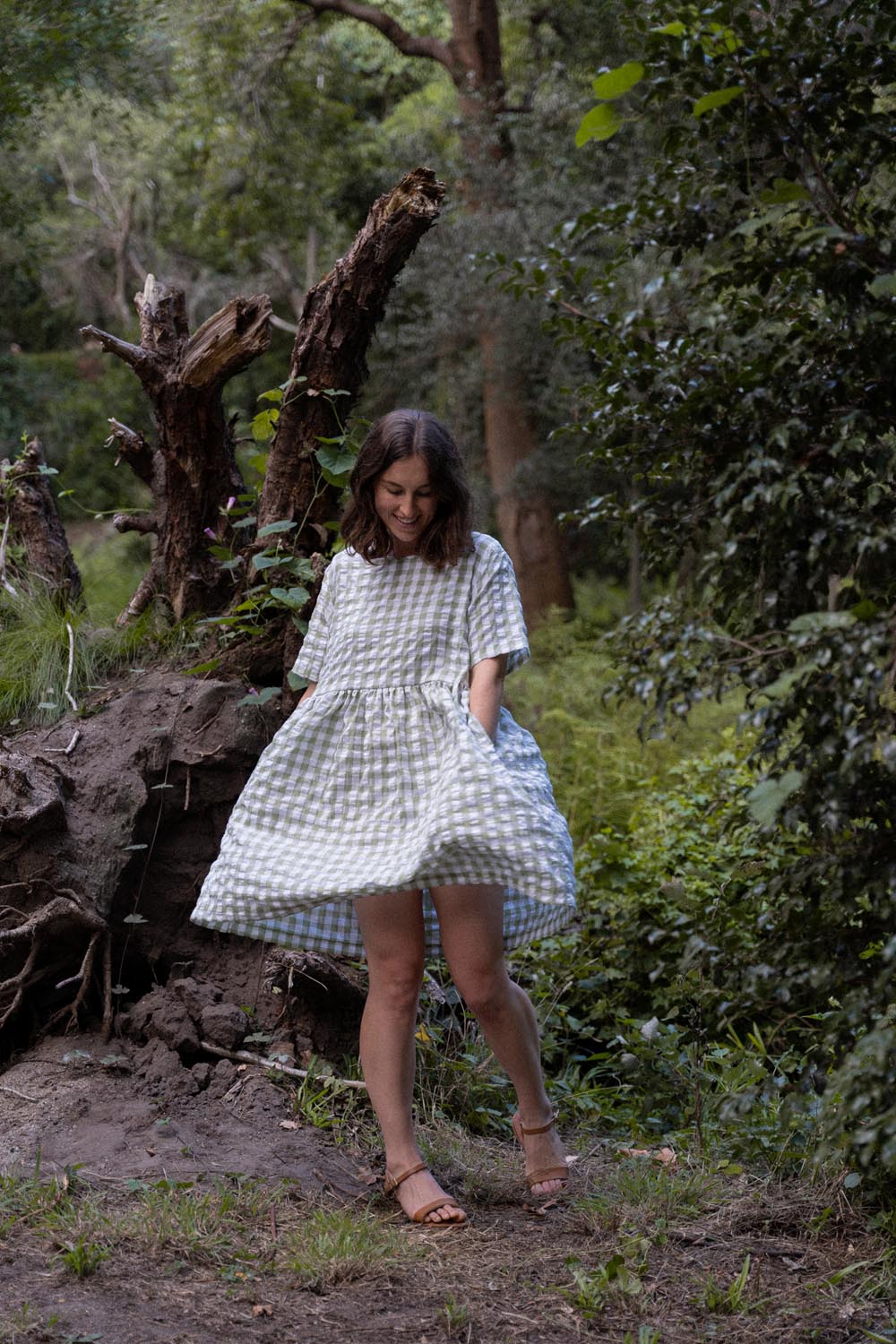 Frida Gingham Dress