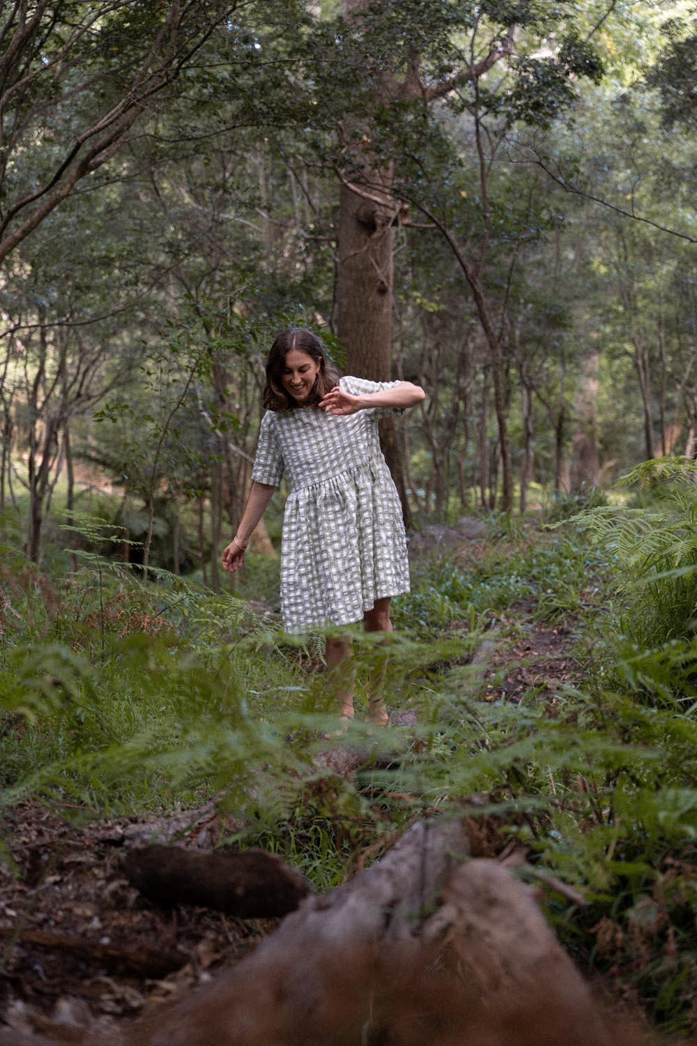 Frida Gingham Dress