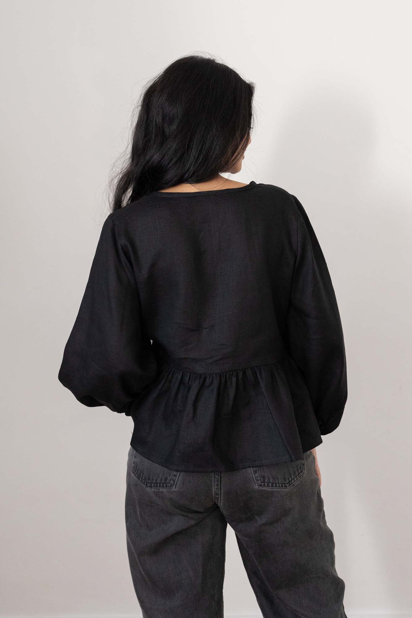 Georgie Linen Blouse