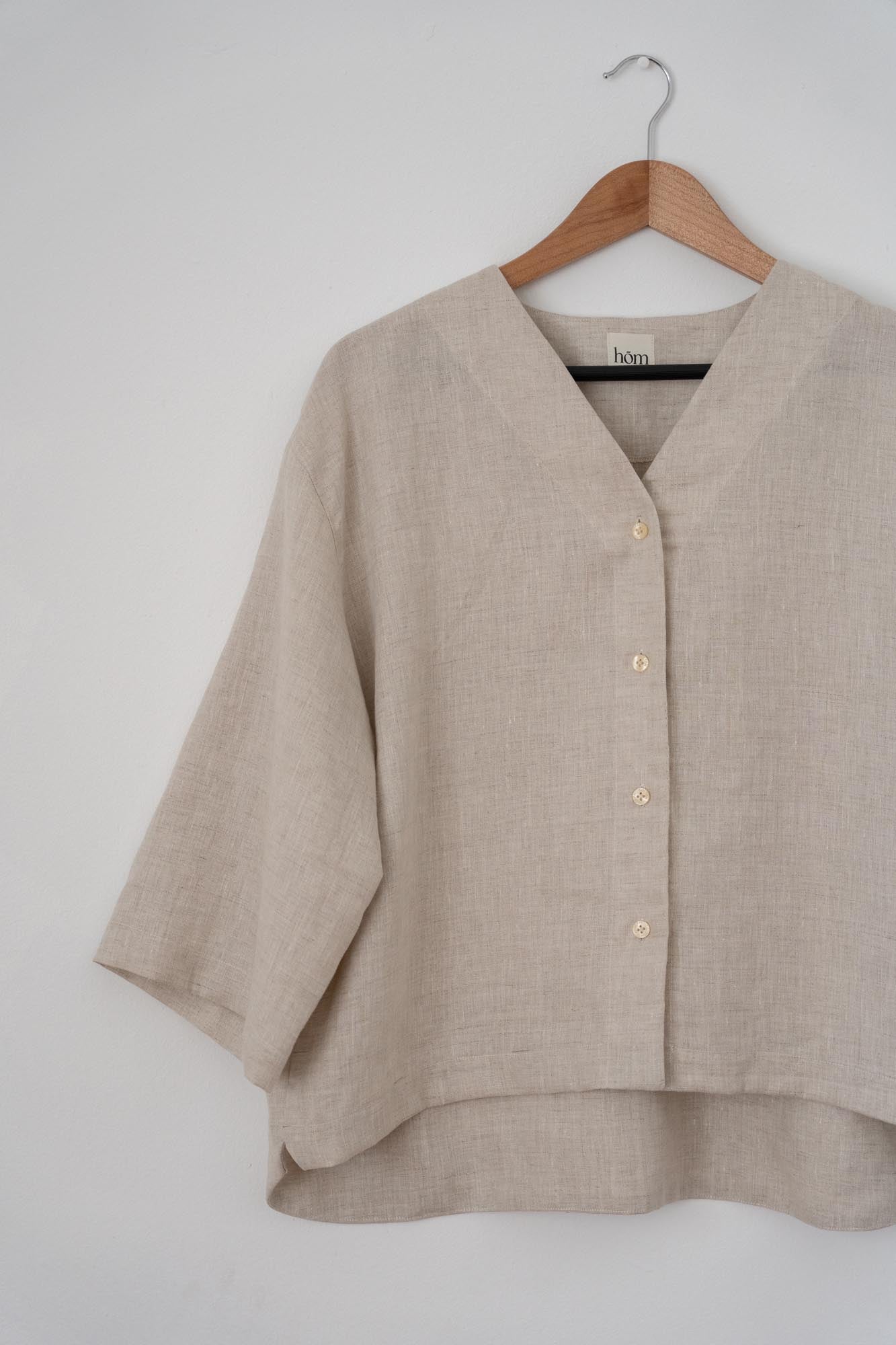 oversized linen shirt