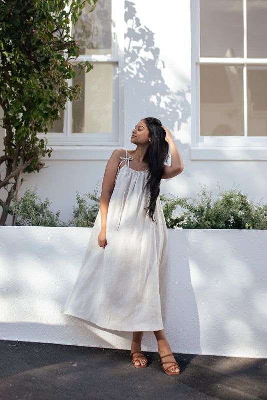 Eden Linen Maxi Dress