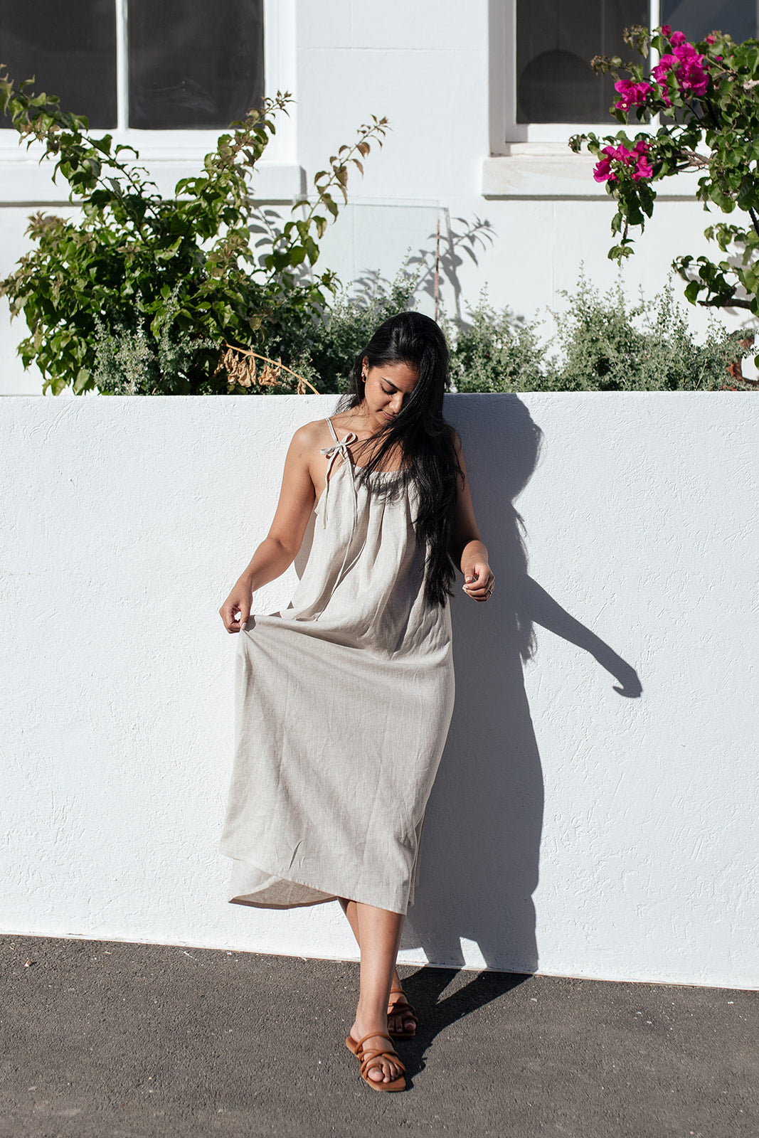 Eden Linen Maxi Dress