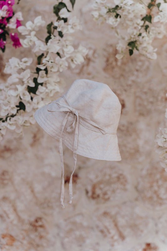 Ana Linen Sun Hat - Hōm 