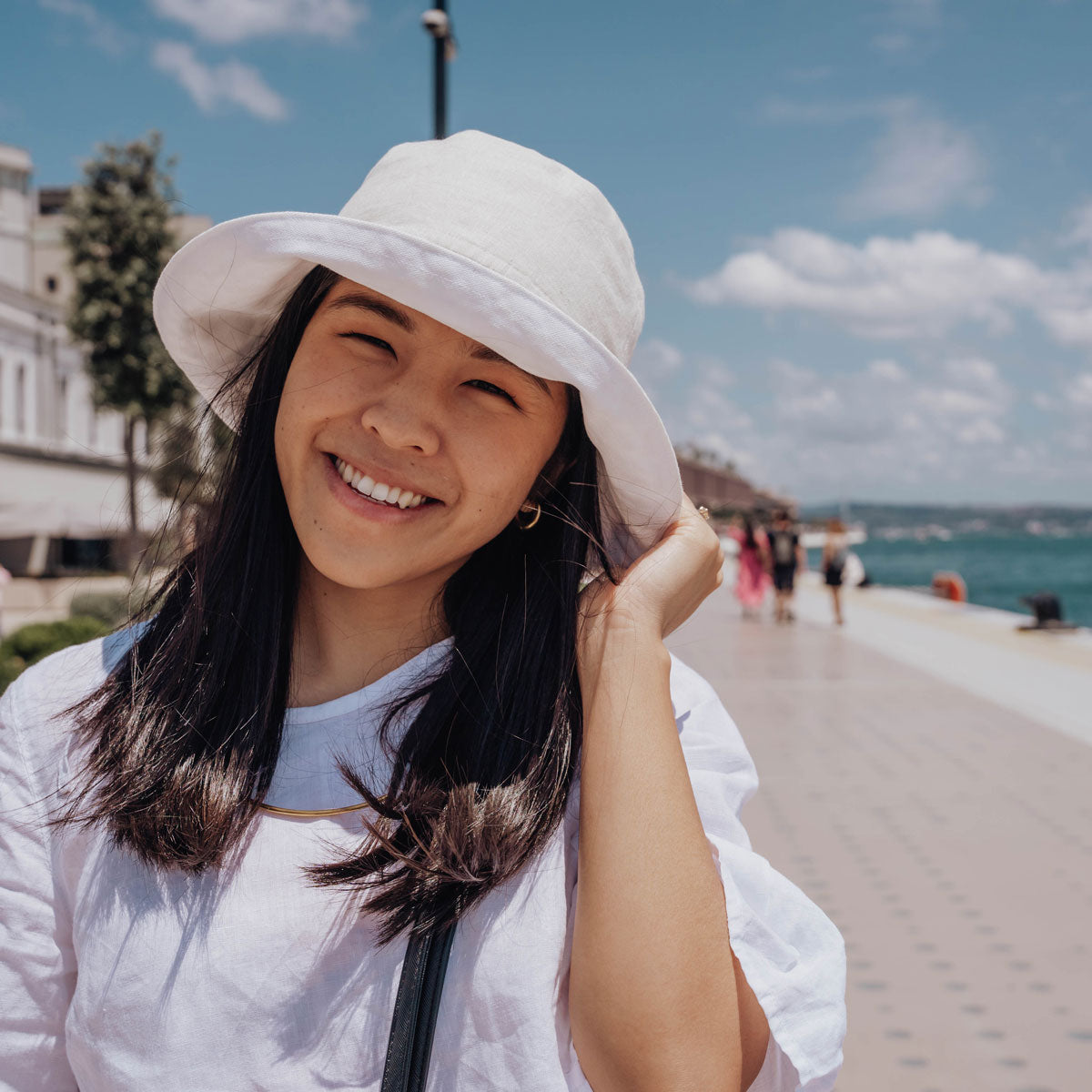 Linen Sun Hat - Hōm 