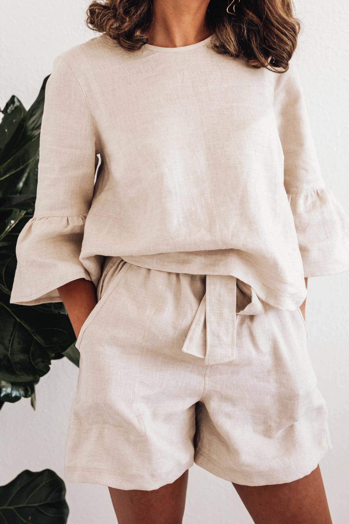 Sumi Linen Shorts